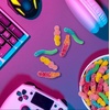 image:imageTrolli Peachie Os Rings Sour Gummy Candy 63 Ounce Bags Pack of 8Sour Brite Squad 63 oz 8 Pack
