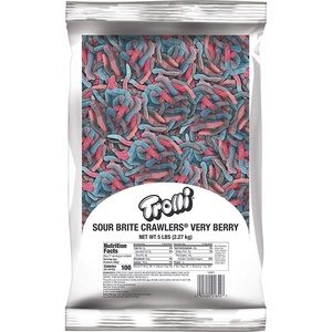 image:imageTrolli Peachie Os Sour Gummy Rings Candy Bulk Bag 5 lbVery Berry