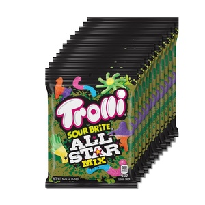 image:imageTrolli Sour Brite All Star Mix Sour Gummy Candy 425 Ounce Bags Pack of 12All Star Mix