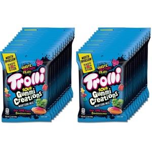image:imageTrolli Sour Brite All Star Mix Sour Gummy Candy 425 Ounce Bags Pack of 12Gummy Creations